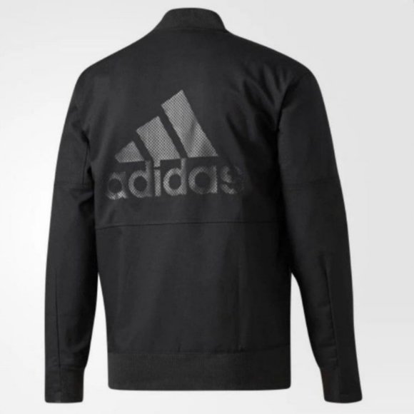 Adidas Twill Bomber Mens Jacket - Picture 1 of 3